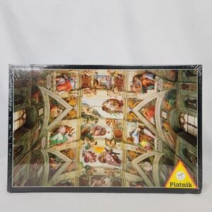 Sealed Piatnik "The Ceiling of the Sistine Chapel" Michelangelo‎ 1000 pc puzzle
